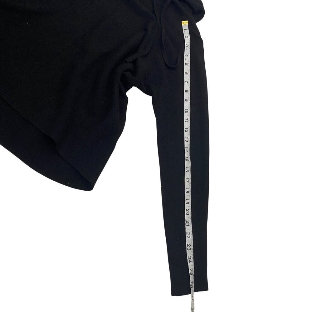 Quince Eco-Knit Milano Stitch Pullover Hoodie Sweater black size S sustainable - Picture 10 of 10